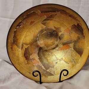 Beautiful gold bowl for home decor